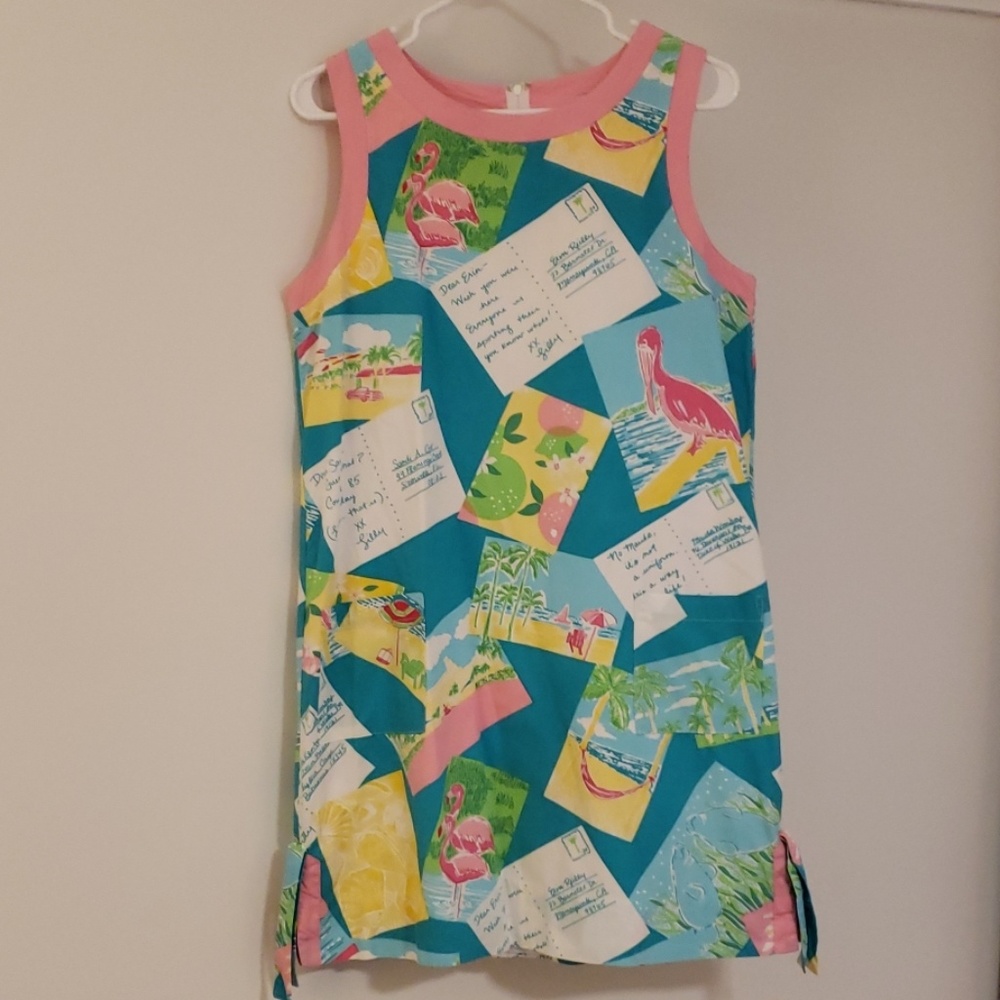 Lilly Pulitzer Postcard Dress Size 10